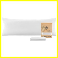 Body Pillow Cover, Ultra Soft Microfiber Long Pillowcase, Envelope Closure La...