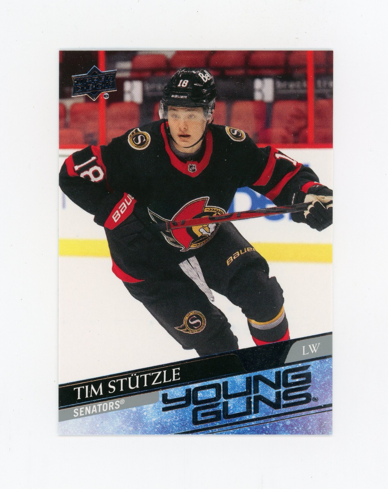 TIM STUTZLE 2020-21 Upper Deck Young Guns Rc #482 Ottawa Senators b