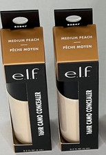 2 TUBES ELF e.l.f 16HR Camo Concealer 85847 Medium Peach NEW