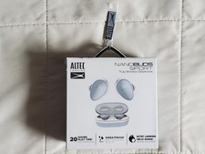 Altec Lansing NanoBuds Sport True Wireless Earbuds - White - Brand New