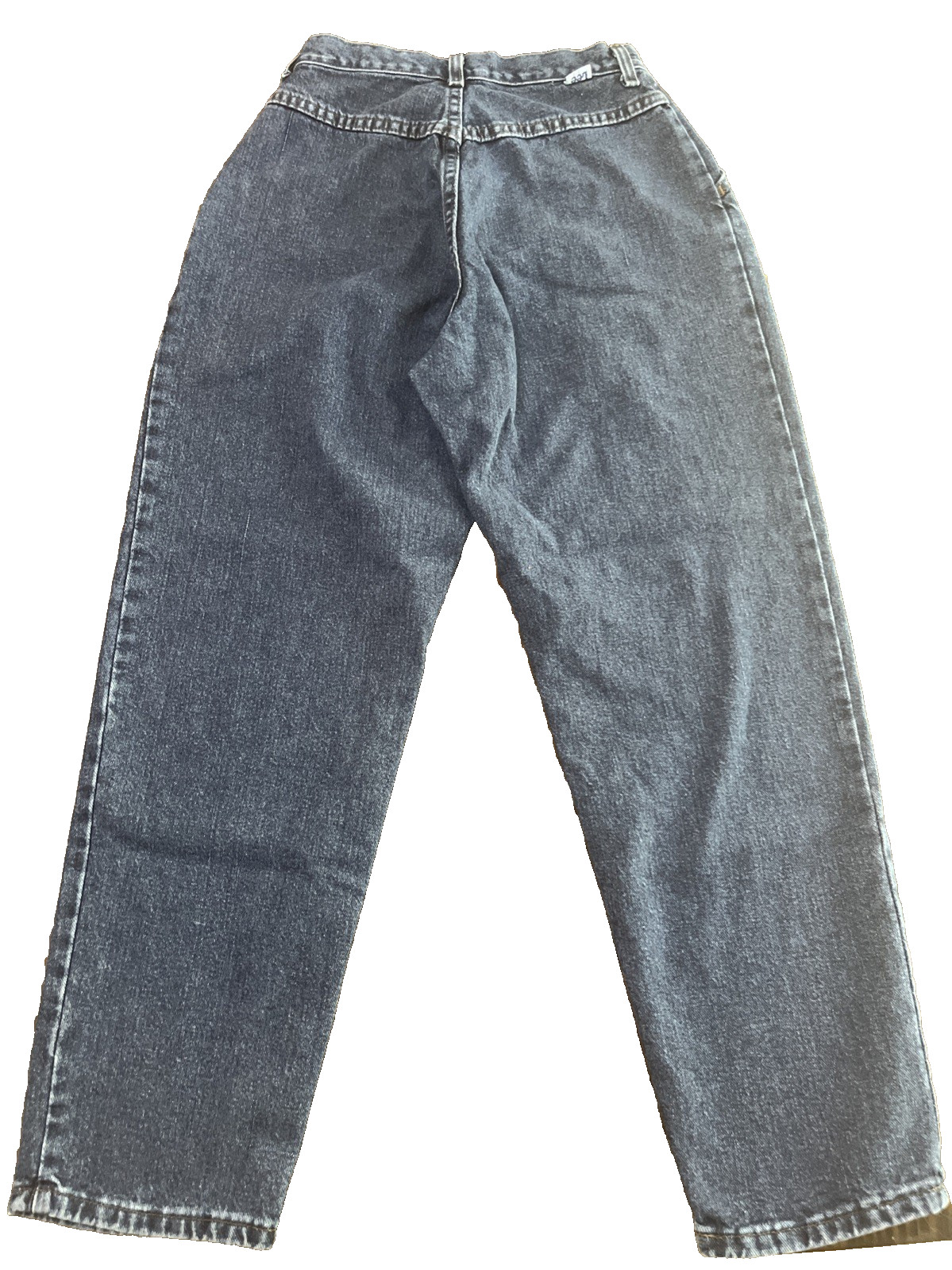 VTG Lee Jeans Women's Size 25X25 Blue Denim Pleated High-Waisted Ankle Mom 90'S thumbnail 2