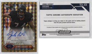 2023 Composite Topps Chrome Gold Wave Refractor /50 Jimbo Covert Auto HOF