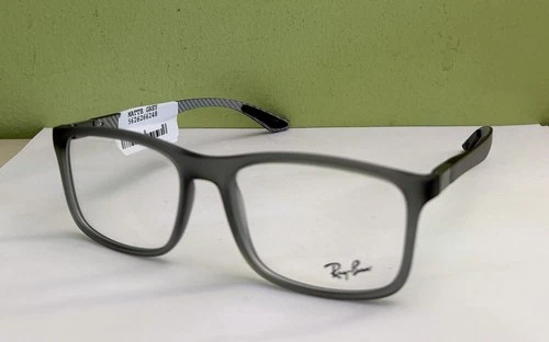 Ray Ban RX8908 5244 Matte Grey Square Eyeglass Frames 57-18-150