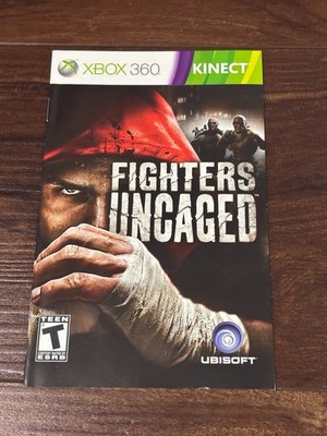 Fighters Uncaged Kinect XBOX 360 Instruction Manual Only