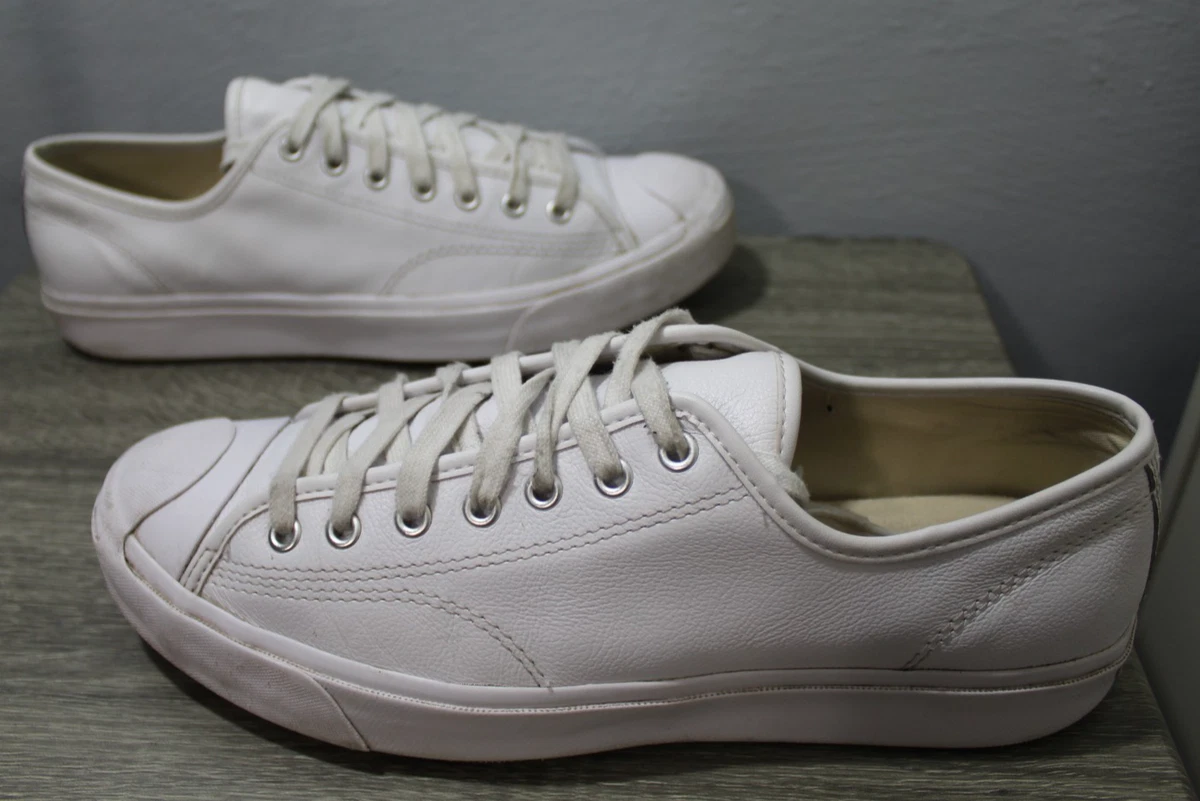 Converse x Jack Purcell White Leather OX Low 164225C Sneaker Herren 11
