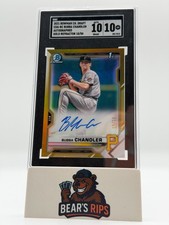 2021 Bowman Draft - Chrome Draft Pick Autographs Bubba Chandler #CDA-BC Gold /50