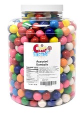 Assorted Gumballs 160 Oz in Jar 24 mm Gum Balls Refill  Pack of 1 