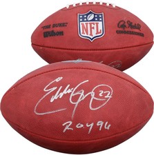 Eddie George Tennessee Titans Signed Duke Full Color Football with 