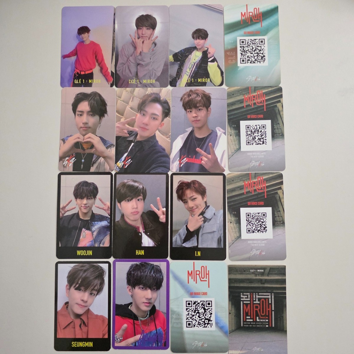 BANGCHAN Stray Kids Photocard Album Cle : Miroh Official Kpop