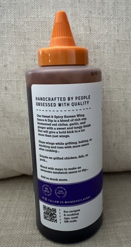 Kinder’s Sweet And Spicy Korean Wing Sauce - 15,5oz / 439g - 3er Pack - Bild 4 von 5