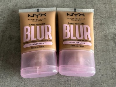 NYX MAKEUP Bare With Me BLUR Foundation 08 GOLDEN LIGHT 2 x 30 ml versiegelt