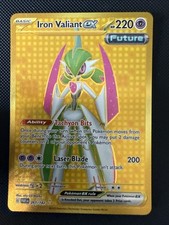Pokemon - Iron Valiant EX - 261/182 - Full Art  - Hyper Rare - Paradox Rift