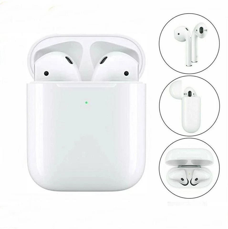 Apple AirPods 2da Generación Bluetooth Auriculares Intrauditivos Estuche de Carga Inalámbrica Foto 3 de 4