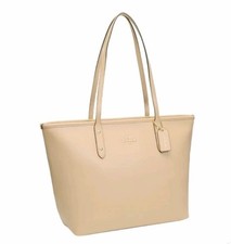 COACH tote bag F36875 pink beige 23a