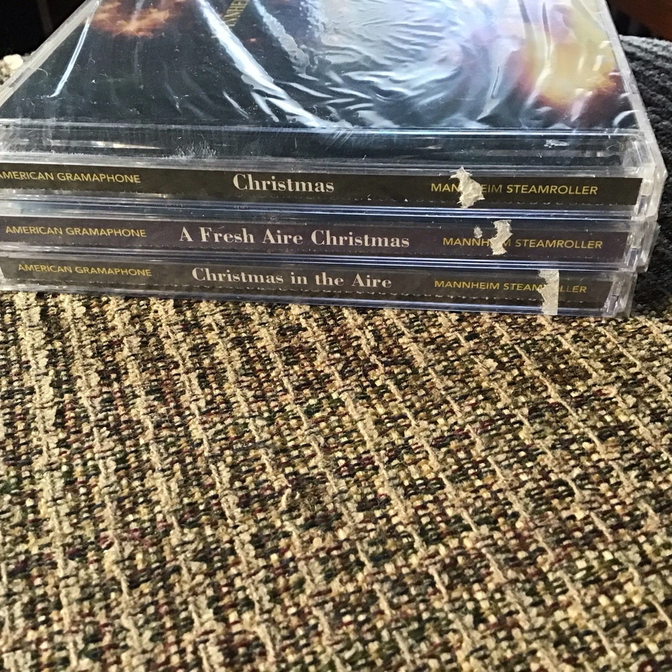 MANNHEIM STEAMROLLER 3-CD LOT: CHRISTMAS/A FRESH AIRE CHRISTMAS/…IN THE AIRE NEW Foto 2 de 4