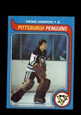 1979-80 Topps #94 Denis Herron Pittsburgh Penguins EX-MTuins