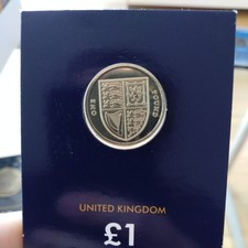 2016 Royal Shield Uncirculated £1 One Pound Change Checker