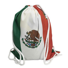 Mexico Sports Bag Football Drawstring Mexican Flag Sport Bag