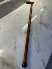 Vintage Handcrafted Genuine Mahogany Wooden Walking Stick