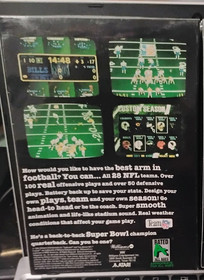 TROY AIKMAN FOOTBALL Atari Jaguar Cart RESEALED & LIGHTLY DAMAGED - Grade B