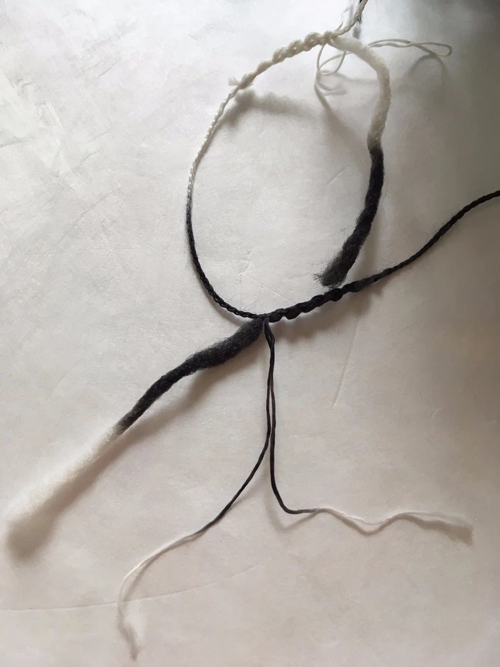 Hilos Crystal Palace Squiggle #9418 blanco y negro (+gris) - ¡Excelente transporte! Foto 3 de 4