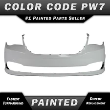 NEW Painted *PW7 White* Front Bumper Cover Fascia for 2011-2020 Dodge Caravan