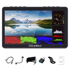 FEELWORLD F5 PRO V4 6 inch DSLR Camera Field Monitor Touch Screen 4K HDMI 3D LUT