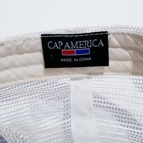 Exel Ball Cap Hat Snap Back Adj Distressed Cap America Mesh Back - Picture 9 of 12