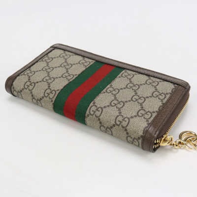 長財布 GUCCI Woman Wallet Beige 52315496IWG 8745 GUCCI 523154 96IWG 8745 Long Wallet Ophidia GG Zipper Wallet