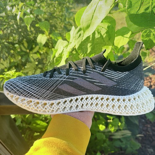 Adidas 4DFWD x Strung Women's Running Shoes Black Grey White ID8312 Size 7 - Picture 5 of 13