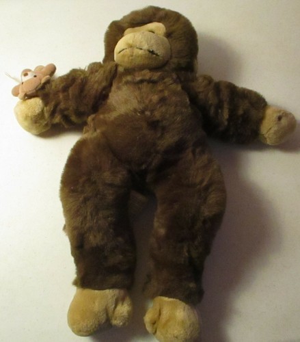 Build-A-Bear-Gorilla-(16") & Mini (4") Teddy Bear-Vintage-Plush-EUC - Imagen 3 de 4