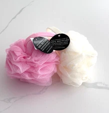 Bath & Body Works Loofah Bath Sponge: Pink + Cream