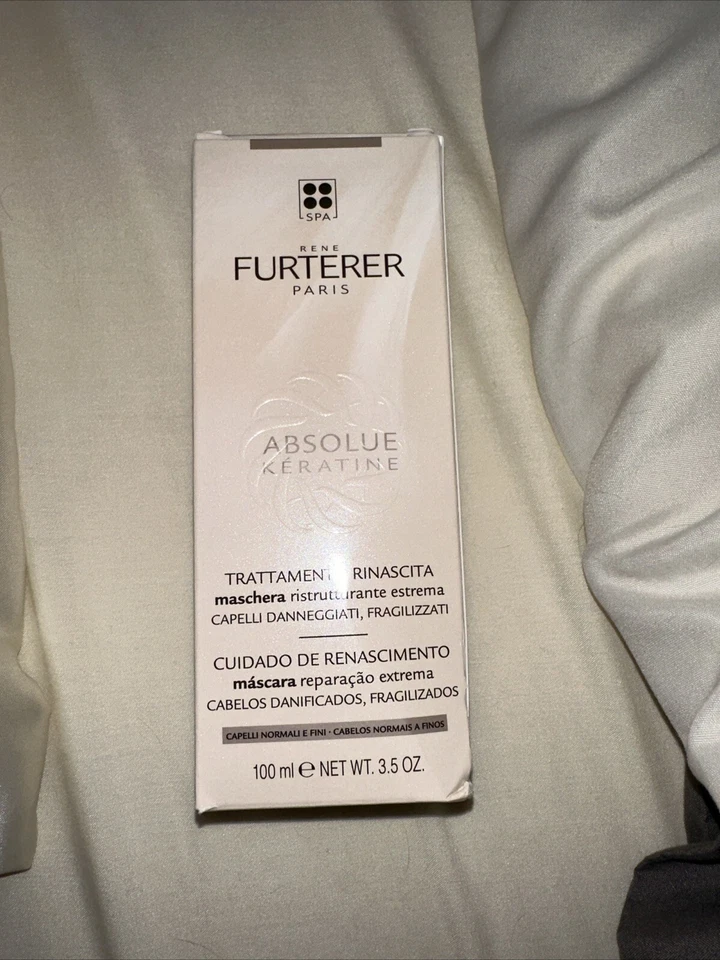 Обновляющая маска для ухода за кератином Rene Furthered Absolue 100 мл импортирована из Франции - Изображение 2 из 3