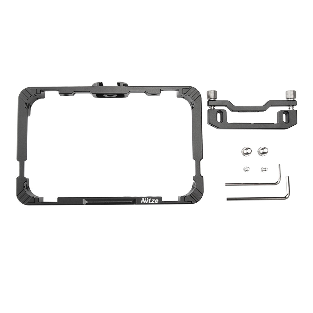 Nitze JT-A02A JT-A02B Ninja V Cage for Atomos Ninja V+/Shinobi 5" with Sunhood