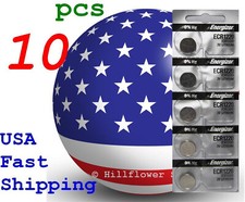 10 pcs CR1220 1220 LR1220 Energizer Card 3V Lithium Coin Battery trk TT