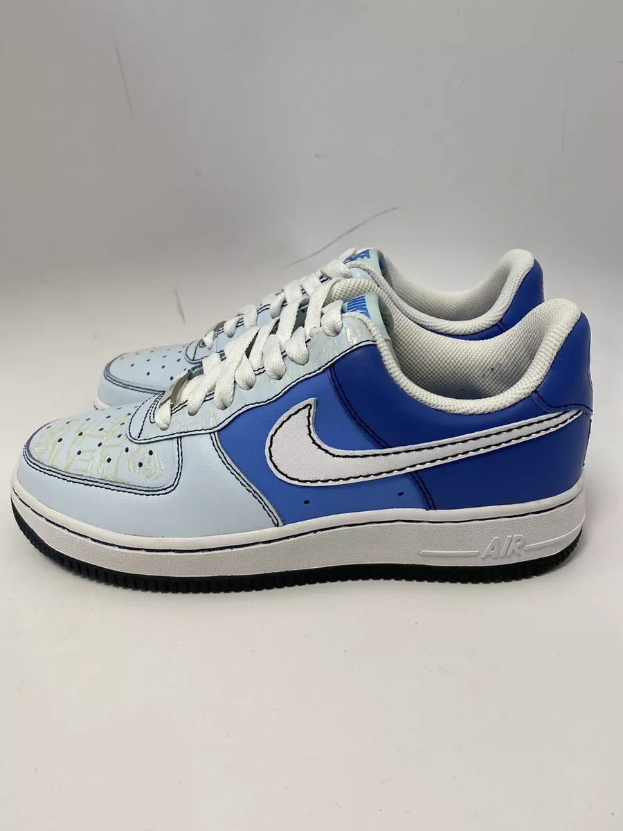 Nike Air Force 1 '07 'Glacier Blue' Sneaker | White | Women's Size 7.5