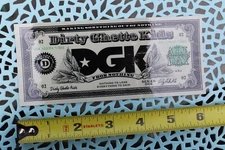 DGK Stevie Williams Dollar Bill Money Cash OG Z43A Vintage Skateboarding STICKER
