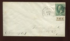 151L1 Friend's Boarding School Local Stamp on Barnesville OH Cover (151L1 A1)