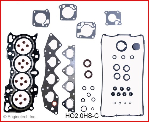 FULL GASKET SET RINGS BEARINGS Fits: 1997-2001 HONDA CR-V 2.0L DOHC B20B4 B20Z2 - Picture 2 of 6