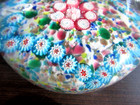 MILLEFIORI GLASS 1892 ART PAPERWEIGHT HAND MADE VENETIAN ITALY VICTORIAN ANTIQUE — photo 6