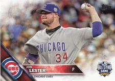 2016 Topps Update US160 JON LESTER Chicago Cubs World Series Champions 