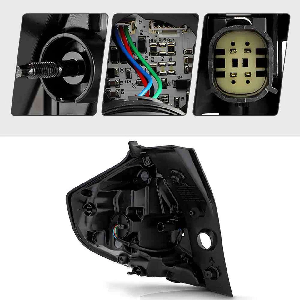 Para GMC Terrain SLE/SLT 2022-2024 con moldura negra luz trasera exterior lado del pasajero Foto 4 de 4