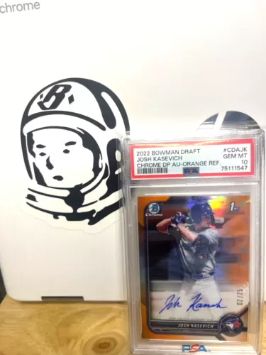 2022 Bowman Draft - Chrome Draft Pick Autographs Orange Refractor /25 #CDA-JK