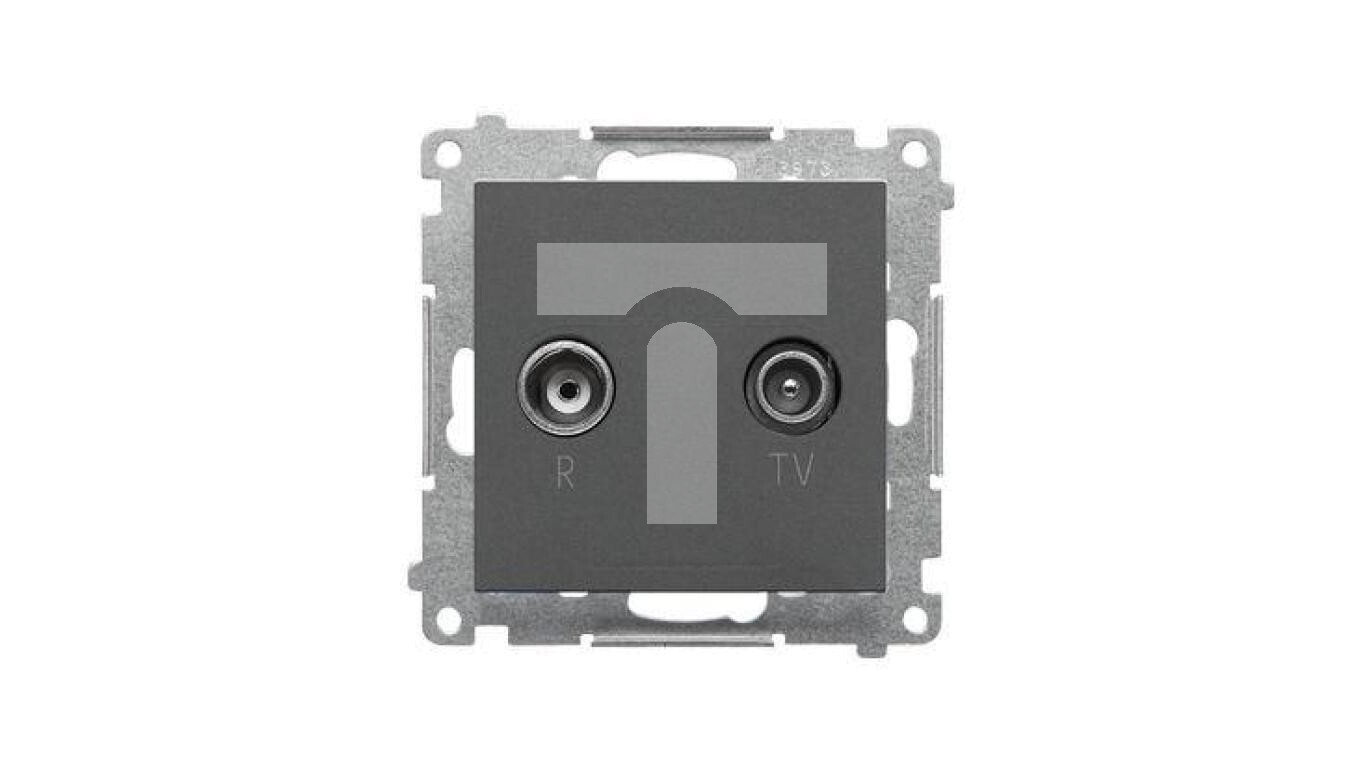 Simon 55 R-TV loop-through antenna socket 10 dB (module). 1x Input: 5÷86 /T2UK