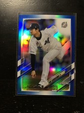 2021 Topps Chrome NPB Blue Refractor /150 Yuki Karakawa Card #196 PWE