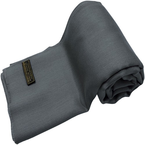 Charcoal Black Solid Color Nepalese Fringe Shawl Scarf Pashmina CJ Apparel *NEW* - Picture 7 of 12
