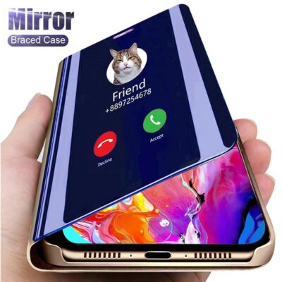 For Huawei P40 P30 Pro Mate 40 30 Lite Smart View Leather Case Window Flip Cover