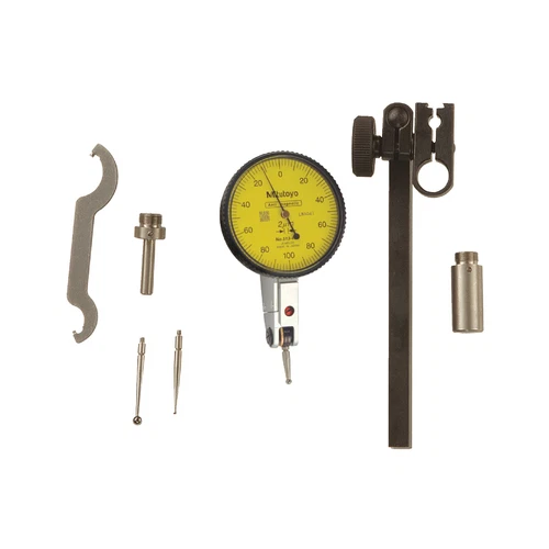 Mitutoyo 513-405T 0-.2mm  0-100-0 Horizontal "Quick Set" Dial Test Indicator