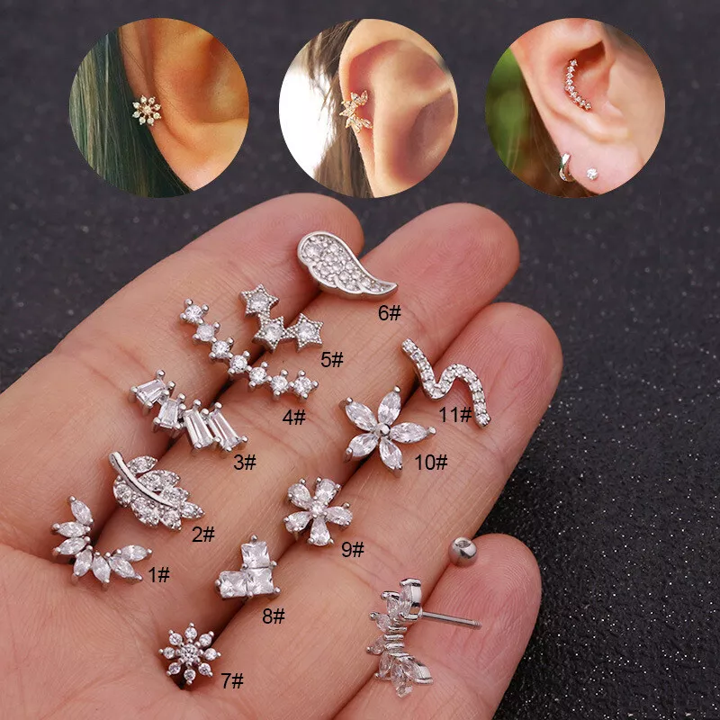 Comfortable cartilage shop earrings