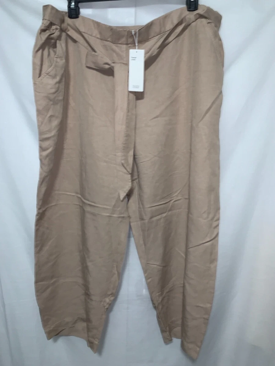 Plus size khaki ankle pants sale